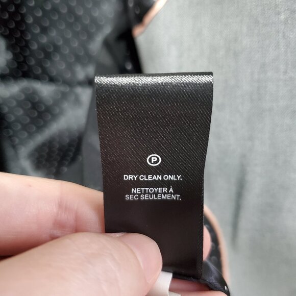 RW & CO. RW&CO. One Button Fitted Blazer Suiting Stretch Lined Grey Women 10 - Picture 13 of 14